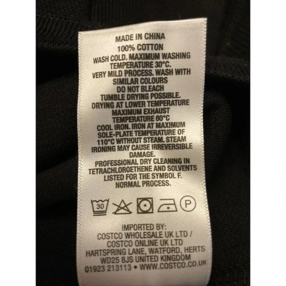 Hathaway Men's Size XL Ribbed Knit 3 Snap‎ 1/4 Button Closure Sweater Black New‌ - Picture 7 of 8